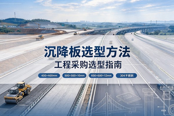 伽师沉降板选择方法