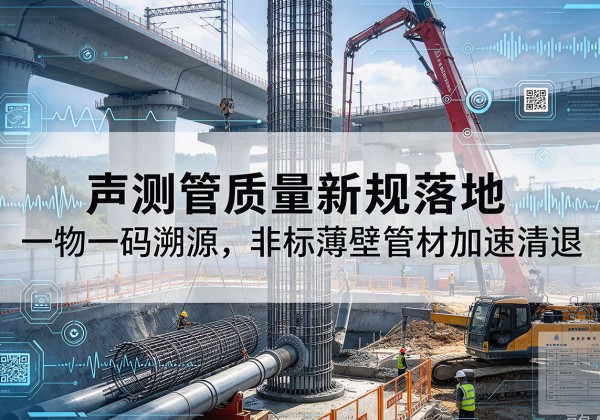 伽师声测管质量新规落地，一物一码溯源，非标薄壁管材加速清退