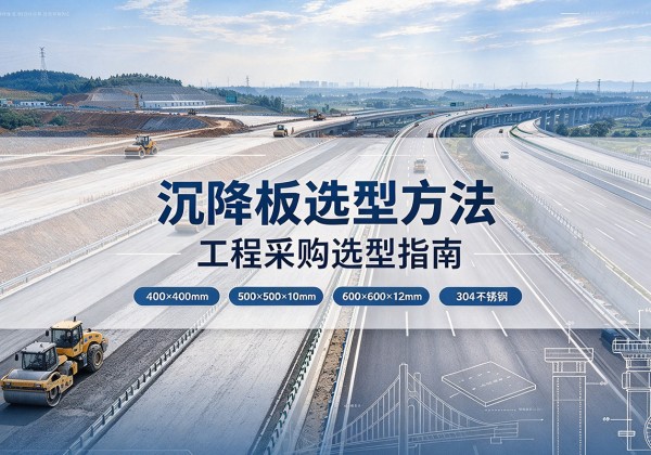 伽师沉降板选择方法